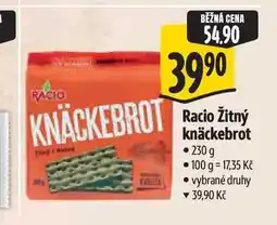 Albert Racio Žitný knäckebrot nabídka
