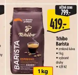 Albert Tchibo Barista zrnková káva nabídka