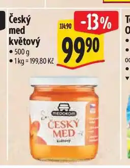 Albert Český med květový nabídka