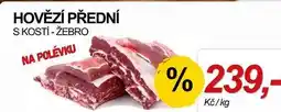 ZEMAN HOVĚZÍ PŘEDNÍ S KOSTÍ - ŽEBRO NA POLÉVKU nabídka