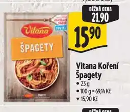 Albert Vitana Koření Špagety nabídka