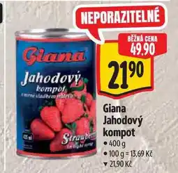 Albert Giana Jahodový kompot nabídka