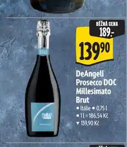 Albert DeAngeli Prosecco DOC Millesimato Brut nabídka