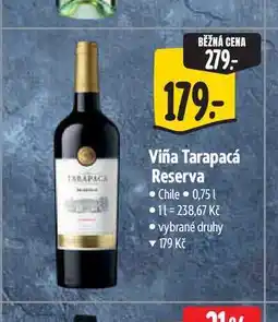 Albert Viña Tarapacá Reserva nabídka