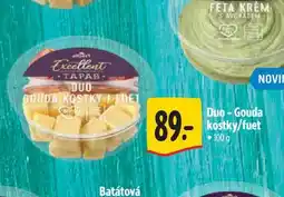 Albert Duo-Gouda kostky/fuet nabídka