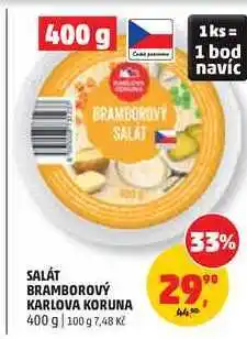 Penny Market SALÁT BRAMBOROVÝ KARLOVA KORUNA nabídka
