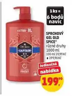 Penny Market OLD SPICE sprchový gel různé druhy nabídka