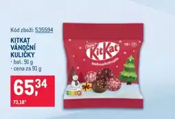 Makro KitKat Vánoční kuličky nabídka