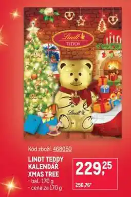 Makro LINDT TEDDY KALENDÁŘ XMAS TREE nabídka