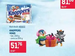 Makro Knoppers minis nabídka
