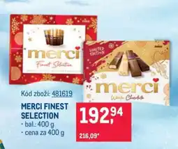Makro MERCI FINEST SELECTION nabídka