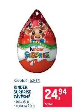 Makro KINDER SURPRISE ZÁVĚSNÉ nabídka