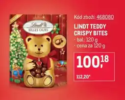 Makro LINDT TEDDY CRISPY BITES nabídka