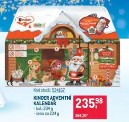 Makro KINDER ADVENTNÍ KALENDÁŘ nabídka