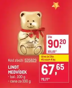 Makro Lindt Medvídek nabídka