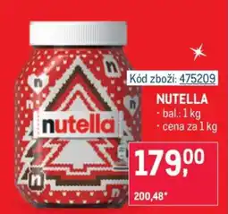 Makro Nutella nabídka