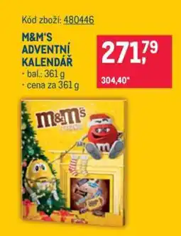 Makro M&M's Adventní kalendář nabídka