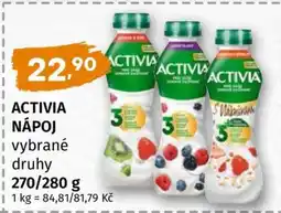 Terno Activia nápoj nabídka