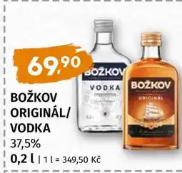 Terno BOŽKOV ORIGINÁL, VODKA nabídka