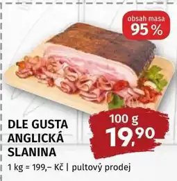 Terno Dle Gusta ANGLICKÁ SLANINA nabídka