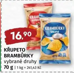 Terno Křupeto brambůrky nabídka