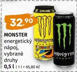 Terno MONSTER energetický nápoj vybrané druhy nabídka