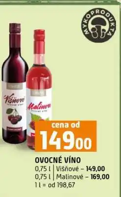 Terno OVOCNÉ VÍNO nabídka