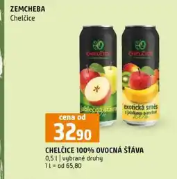 Terno CHELČICE 100% OVOCNÁ ŠŤÁVA nabídka