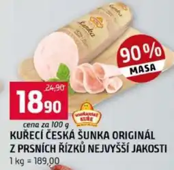 Terno KUŘECÍ ČESKÁ ŠUNKA ORIGINÁL Z PRSNÍCH ŘÍZKŮ NEJVYŠŠÍ JAKOSTI nabídka