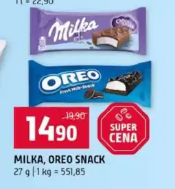Terno MILKA/OREO Snack nabídka