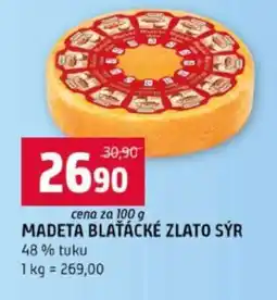 Terno MADETA BLAŤÁCKÉ ZLATO SÝR nabídka