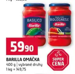 Terno Barilla Omáčka nabídka