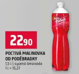 Terno Poctivá malinovka od Poděbradky nabídka