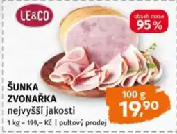 Terno Šunka Zvonařka nabídka