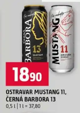 Terno OSTRAVAR MUSTANG 11, ČERNÁ BARBORA 13 nabídka