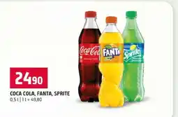 Terno Coca-Cola, Fanta, Sprite nabídka