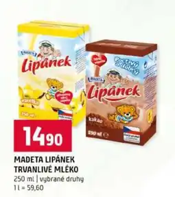 Terno Madeta Lipánek Trvanlivé mléko nabídka