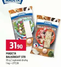 Terno Madeta Balkánský sýr nabídka