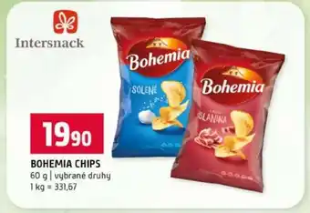 Terno Bohemia chips nabídka