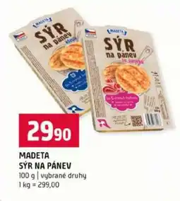 Terno Madeta Sýr na pánev nabídka