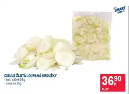 Makro Cibule žlutá loupaná kroužky nabídka