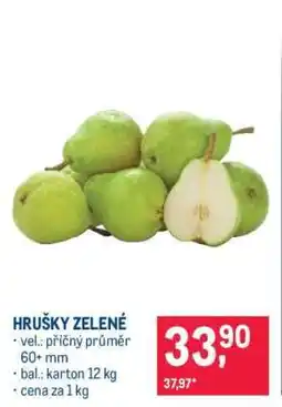 Makro Hrušky zelené nabídka