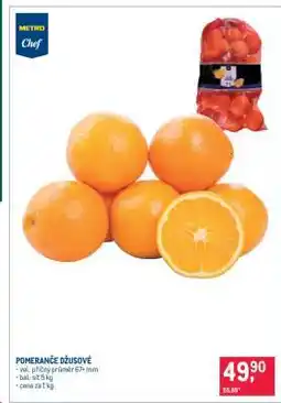 Makro Pomeranče džusové nabídka