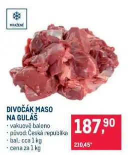 Makro Divočák maso na guláš nabídka