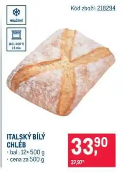 Makro Italský bílý chléb nabídka