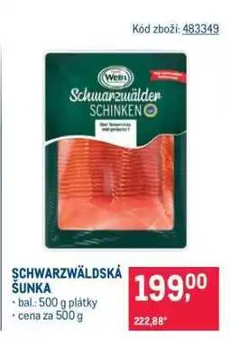 Makro SCHWARZWALDSKÁ ŠUNKA nabídka