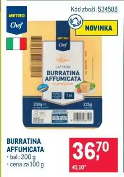 Makro BURRATINA AFFUMICATA nabídka