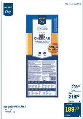 Makro RED CHEDDAR PLÁTKY nabídka