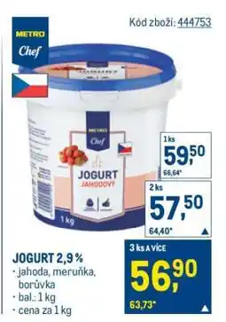 Makro JOGURT 2,9% nabídka