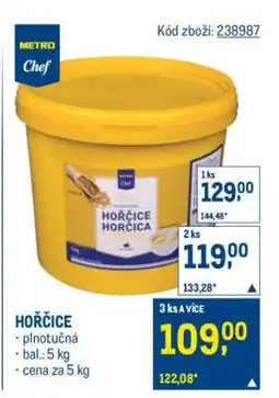 Makro Hořčice nabídka